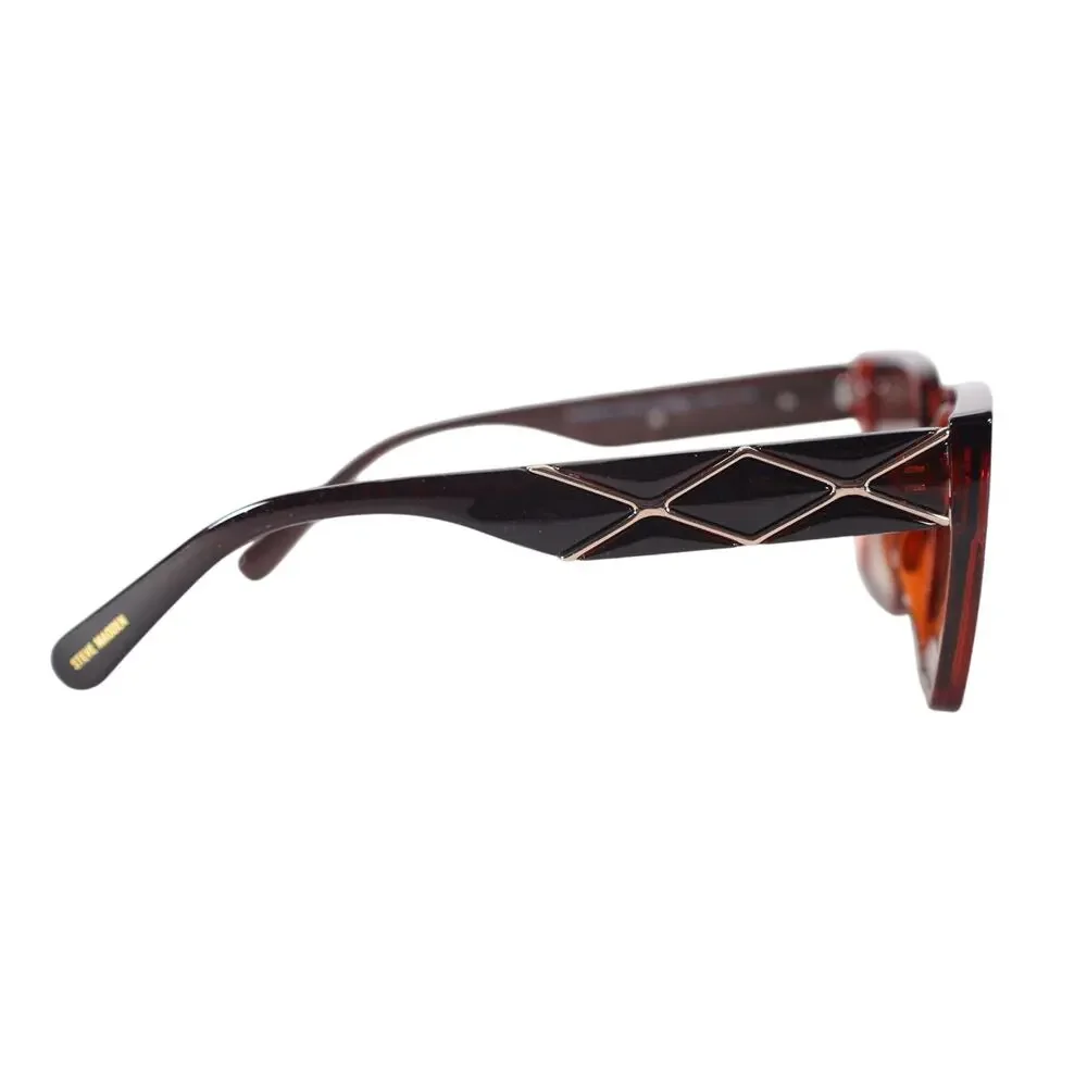 Steve Madden POPPYN Oversized Square Sunglasses – Brown / Brown Gradient – NWT